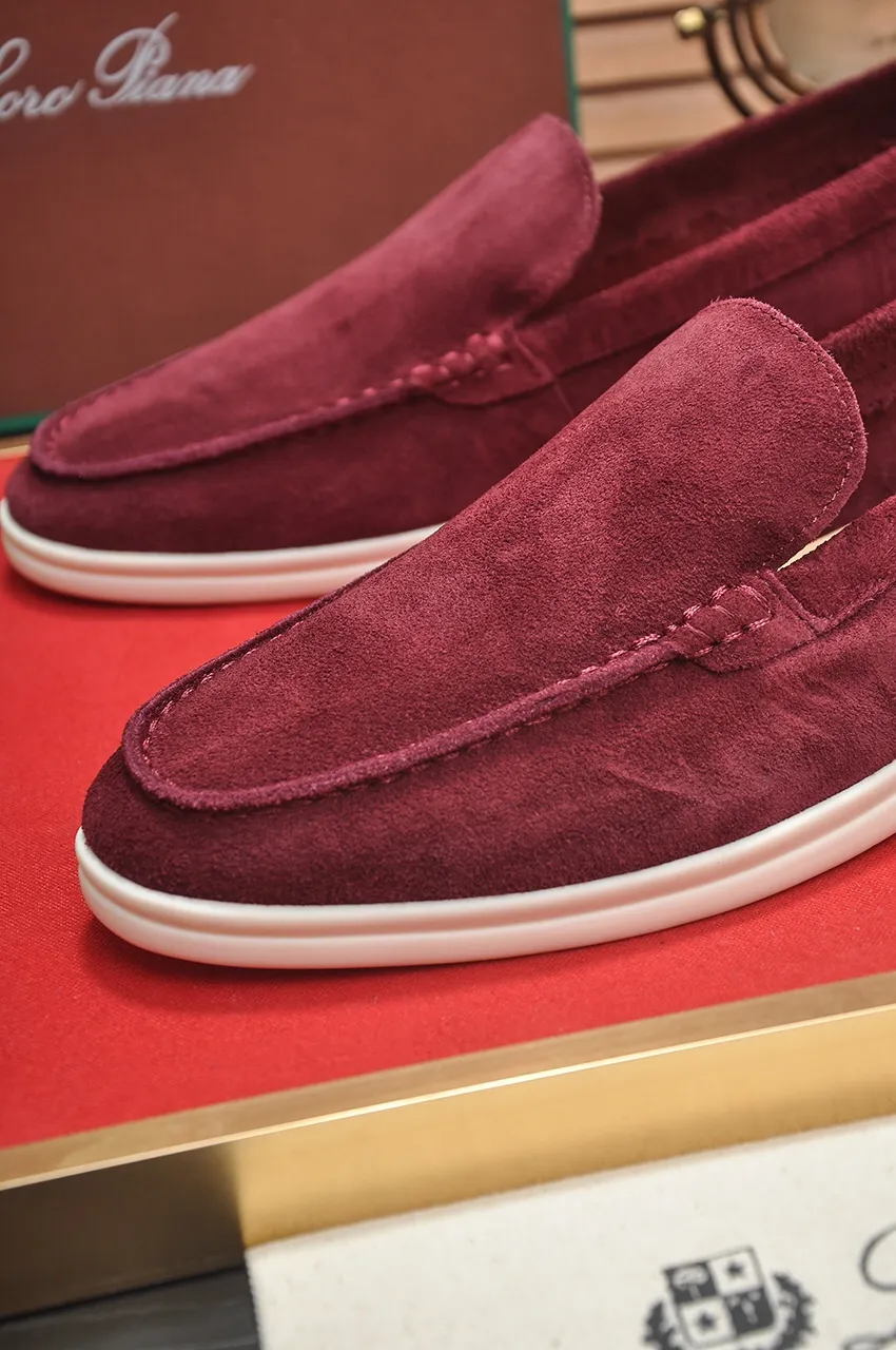 Men's shoes 💰400💶[𝐥𝐨𝐫𝐨 𝐏𝐢𝐚𝐧𝐚] [Couple model] High-end quality, affordable price, LP classic loafers, Italian treasure brand, the only brand that can match Hermès! Only after wearing it do we know that we can’t live up to our feet. Women’s code: 35-40 (customized sizes 34, 41, 42 are non-returnable) Men’s code: 38-44 (customized 45, 46, 47, 48 are non-refundable) Fabric: Customized imported cashmere Lining: Customized imported fetal cowhide Foot: Imported benzene-dyed calfskin Outsole: Exclusive original glass rubber outsole